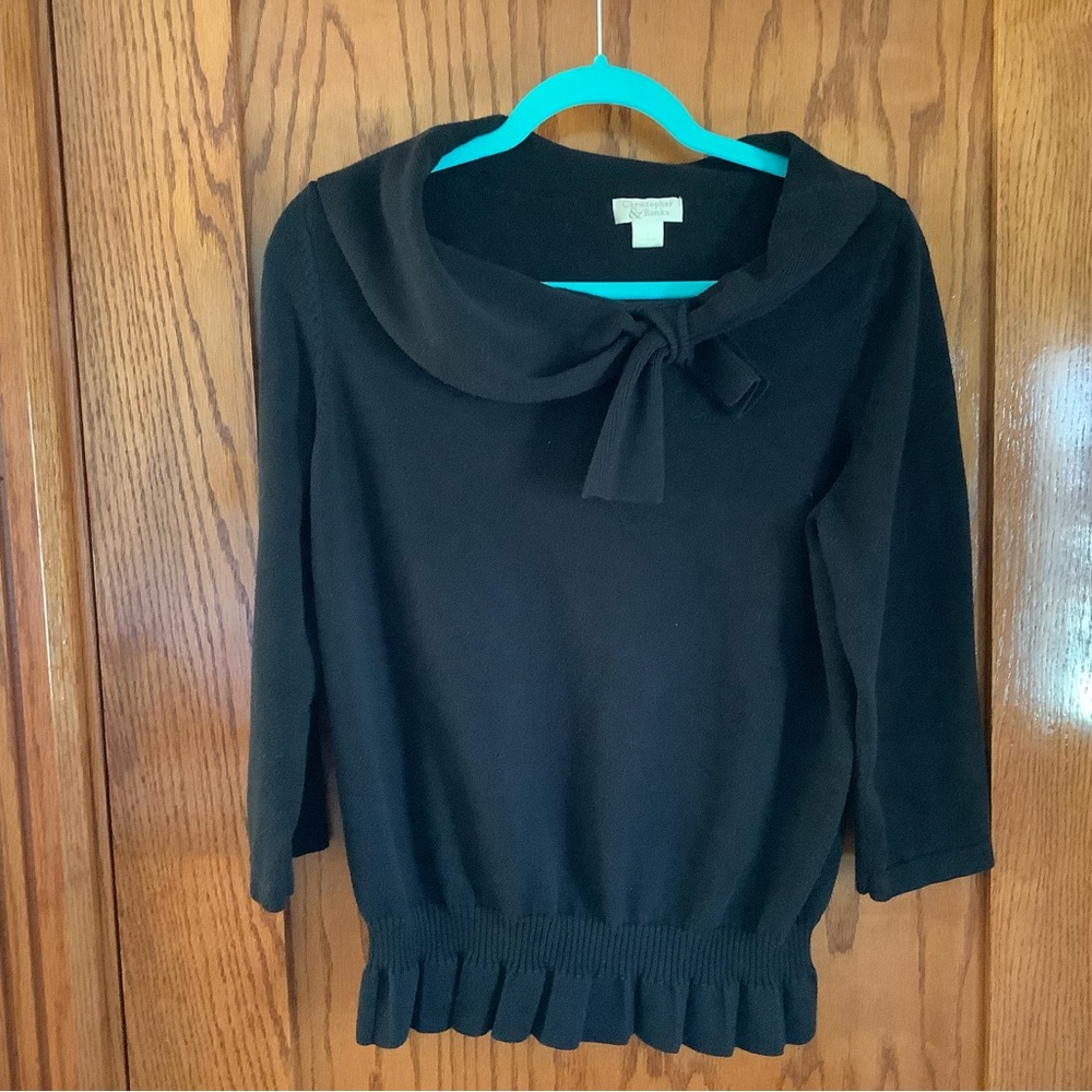 Christopher & Banks Black Sweater